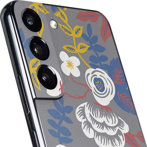 Autumn Grey Floral Galaxy S22 Plus Skin